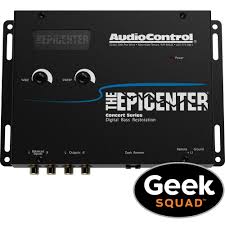 If you have been around the car audio industry for any amount of time, then you have undoubtedly heard of the audiocontrol. Best Buy Audiocontrol The Epicenter Concert Series Bass Restoration Processor Geek Squad Installation