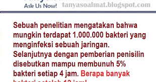 Maybe you would like to learn more about one of these? Soal Dan Penyelesaian Aplikasi Eksponen Pertumbuhan Bakteri Tanya Soal