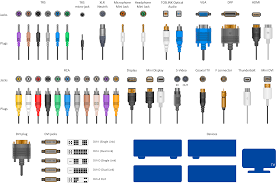 design elements audio video connectors in 2019