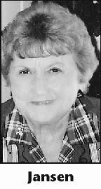 RUTH JANSEN Obituary (2013)