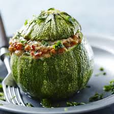 Courgette Ronde Farcie A La Chair A Saucisse Recette Recette Courgette Farcie Courgettes Farcies Recette Avec Courgette
