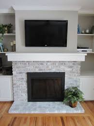 how to whitewash a fireplace brick fireplace makeover fireplace remodel painted brick fireplaces