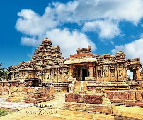 Mallikarjuna Temple, Pattadakal, Karnataka Mallikarjuna Temple is a smaller version of the Virupaksha temple and was built by Vikramadiyta's second queen Trilokyamahadevi in 745. This temple is also was constructed by Rani