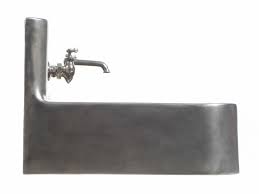 modernist monel sink at 1stdibs