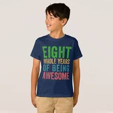 Birthday Boy T Shirt Ideas Eight Year Old Birthday Party 8th Boy Girl Kid T Shirt Zazzle Com Birthday Shirts Birthday Boy Shirts Kids Tshirts