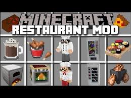 Minecraft Restaurant Mod Serve Customers And Become A Chef Minecraft Mods Youtube Minecraft Restaurant Minecraft Mods Minecraft Crafts