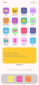 Ios 14 App Icons Pop Colors Vibrant Color Pop Retro Etsy In 2020 App Icon App Logo App Icon Design