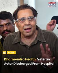Dharmendra Discharged From Hospital After Battling Ill Health