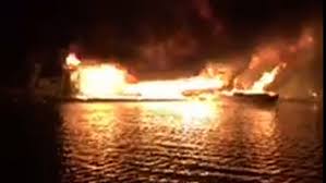 Ladysmith's town council is mulling their options to fix the retaining wall — none of which are cheap. Boat Goes Up In Flames In Ladysmith Harbour Ctv News