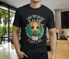New Guardians Of The Galaxy Baby Groot Save Plant Tree Men S Black T Shirt S 3xl Ebay It's hard to fully understand groot's personality because, his vocabulistics are limited. details about new guardians of the galaxy baby groot save plant tree men s black t shirt s 3xl