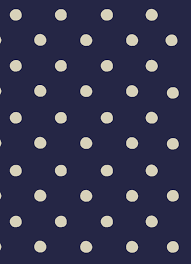 Spot Navy Cath Kidston Classic Polkadot Print Design Papier Papier Rouge