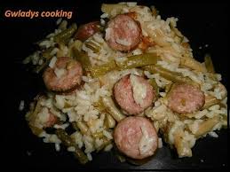 Riz Et Haricots Verts Aux Saucisses Franc Comtoise Cookeo Gwladys Cooking Recettes De Cuisine Cookeo Recette Recette