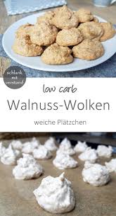 Low Carb Walnuss Wolken Wenig Kohlenhydrate Lecker Makronen