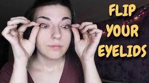 Flip eyelid inside out / file:one eyelid flipped.jpg : How To Flip Your Eyelids Inside Out Youtube