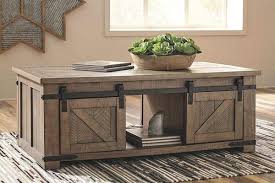 Aldwin Cocktail Table With Storage Coffee Table Farmhouse Coffee Table With Storage Door Coffee Tables
