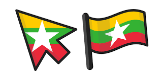 Author of flags and arms across the. Myanmar Flag Cursor Custom Cursor Browser Extension