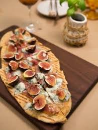 Fig Prosciutto And Blue Cheese Pizza Recipe Blue Cheese Pizza Food Blue Cheese