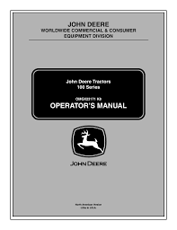 Keep a john deere riding lawn mower running its best and know how it mows with the john deere mowerplus app. John Deere La105 User Manual 52 Pages Also For Tractors 100 Series La115 La125 La135 La145 La155 La165 La175
