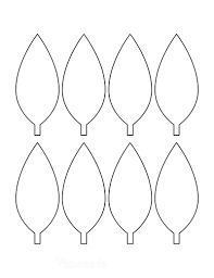 See also daisy paper flower template. 21 Free Leaf Templates Printable Outlines Of Maple Oak Etc For Kids Crafts