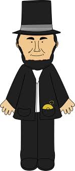 Former president of the united states, abraham lincoln, wearing a black suit with bow tie, a long black over coat, and black top hat. Abraham Lincoln Clip Art Abraham Lincoln Image Abraham Lincoln Images Abraham Lincoln Pictures Abraham Lincoln