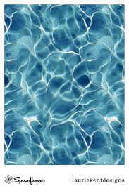 Colorful Fabrics Digitally Printed By Spoonflower Light Blue Ocean Ocean Wallpaper Blue Ocean Beach Painting