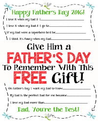 Giving your husband a father's day gift from the kids is a must. Give Him A Father S Day To Remember With This Free Gift