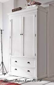 What is the meaning of 'almari' in english? Ide Tempat Tidur Simple Sekaligus Lemari Pakaian Almari Baju 2 Laci Bawah Desain Lemari Pakaian De White Wooden Wardrobe Wardrobe Drawers Wardrobe Furniture