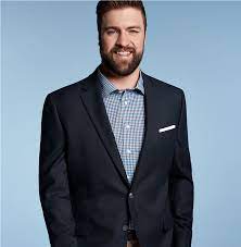 Patterned blue vested men's suit | wessi. Big And Tall Men S Clothing Big And Tall Suits Dress Shirts More
