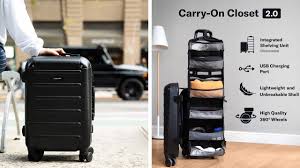 Huge collection, amazing choice, 100+ million high quality, affordable rf and rm images. Carry On Closet 2 0 Suitcase With Built In Shelves Youtube