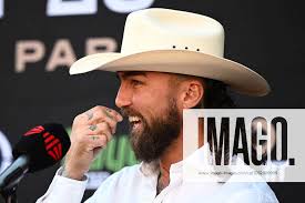 BOXING TSZYU WILSON MEDIA CALL, Australian boxer Jack Brubaker speaks  during a media event at the