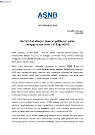 Guna sijil halal tamat tempoh. Scammer Guna Whatsapp Dan Pakai Nama Asnb Tawarkan Pelaburan Palsu Kerja Kosong Kerajaan