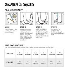 Size Chart Womens Shoes Alba Paris