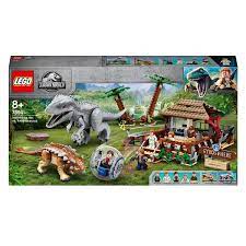 Rex, it probably wouldn't be for example, the indominus rex camouflage with leaves in jurassic world(2012), but in the second movie, we never saw that the indoraptor could blend itself. Lego Jurassic World 75941 Indominus Rex Vs Ankylosaurus Smyths Toys Deutschland