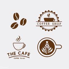 Set Of Coffee Elements And Coffee Accessories Vector Free Image By Rawpixel Com Coffee Shop Logo Coffee Vector Coffee Logo