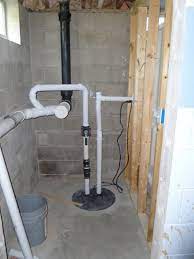 .ejector pump to drain the water from bathrooms and laundry areas that are in the basement area. Basement Sewage Ejector Pump Basements Are An Important Part Of Most Homes They Are Generally Basement Bathroom Design Basement Bathroom Sewage Ejector Pump
