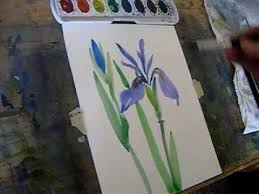 Learn how to paint irises with acrylics. Paint An Iris Iris Painting Drawing For Beginners