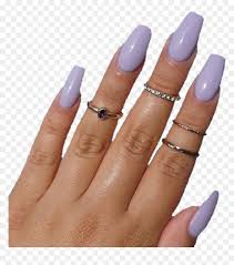 Acrylic nail art has become an industry in itself today. Purple Acrylic Acrylicnails Nails Cute Aesthetic Acrylic Nails Png Transparent Png Download Vhv