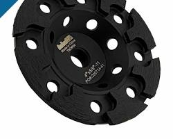 Image of diamond cup wheels of various sizes and grits
