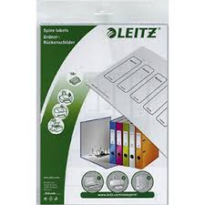 Download free customizable templates for greeting cards, postcards, place cards, note cards and index cards. Leitz Pc Printable Self Adhesive Spine Labels For Wow 1006 Lever Arch Files Grey Pack Of