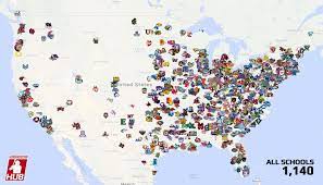 Map Of Division 1 Colleges College Baseball Hub On Twitter A Map Of All 1 140 4 Year College Baseball Schools In America D1 D2 D3 And Naia Visit Our Website To Check Out Each Map Https T Co 1x17dmui6c Https T Co K3sq2oi8vt
