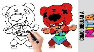 Brawl stars is a fun game, and i love poco! Como Dibujar A Nita De Brawl Stars Dibujos Faciles Para Dibujar Paso A Dessin Dessin Personnage Personnage
