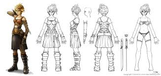 4 Kara Model Sheet By David Revoy Jpg 920 433 Character Model Sheet Character Modeling Anime Character Design