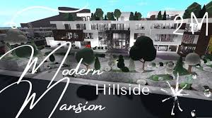 There is a bathtub right next to a large window on the first floor, so be sure to put curtains up before using it. Bloxburg 2m Modern Mansion Tour Roblox Youtube In 2021 Mansion Tour Mansions Diy House Plans