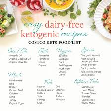 Easy Dairy Free Ketogenic Recipes In Costco Costco Books Cookbook In Costco C Ketogenic Recipes Keto Shopping List Maria Mind Body Health