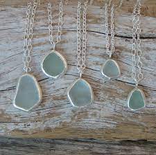 Handcrafted Sterling Silver Twig Jewelry By Twigs And Heather Twig Jewelry Sea Glass Pendant Beachglass Jewelry