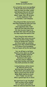 Goobye Spiritual Poems Read Bible Bible Love
