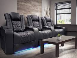 Oxford furniture power home theater recliner with power headrest in bolero black. Home Theater Seating Guide How To Buy Home Theater Seating Online