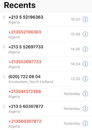 Anyone Getting Numerous Unknown Calls From Algeria I Know It S Scam For Sure But Is There Anyway To Prevent This Other Than Just Blocking Each Number Every Time Amsterdam