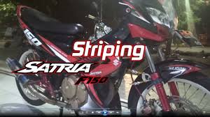 Semoga bermanfaat dan dapat menjadi inspirasi desain modifikasi motor kesayangan anda semua. Striping Satria Fu Icd Sticker Youtube