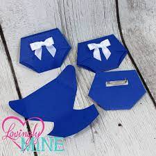 Mini Diaper Pins In Royal Blue Diaper Pins With White Bows Etsy Diaper Pins Prince Baby Shower Diaper Game